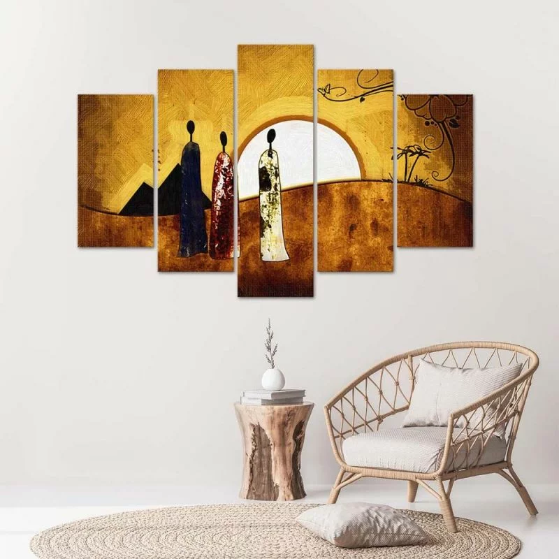 Obraz pięcioczęściowy Deco Panel, Słoneczny Egipt - obrazek 1