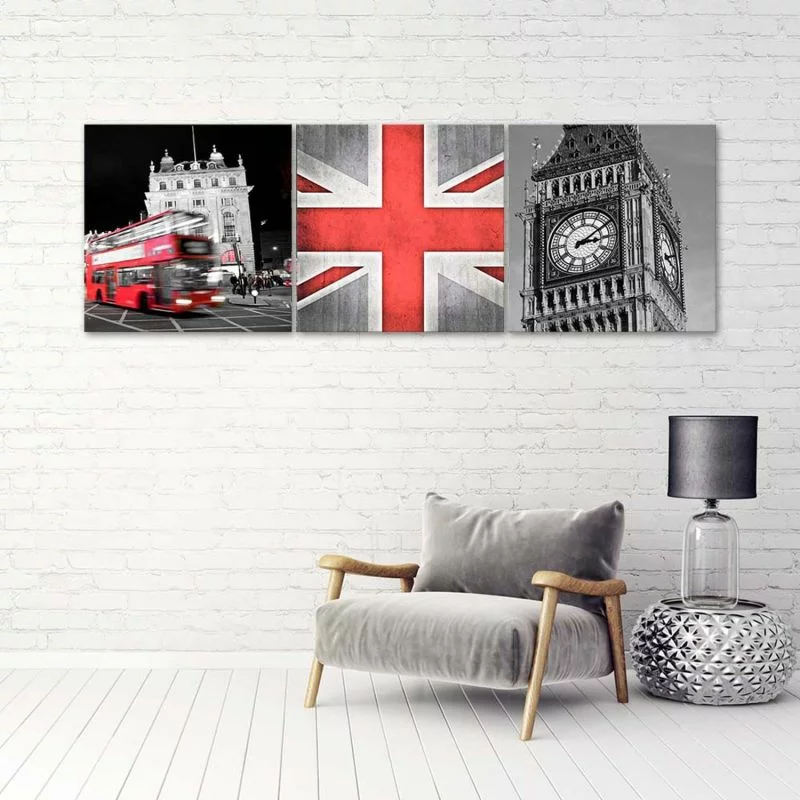 Zestaw obrazów Deco Panel, Wspomnienie z Londynu - obrazek 1