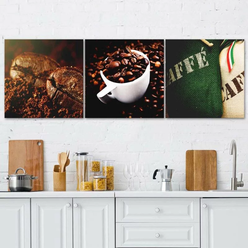 Zestaw obrazów Deco Panel, Aromat kawy - obrazek 1