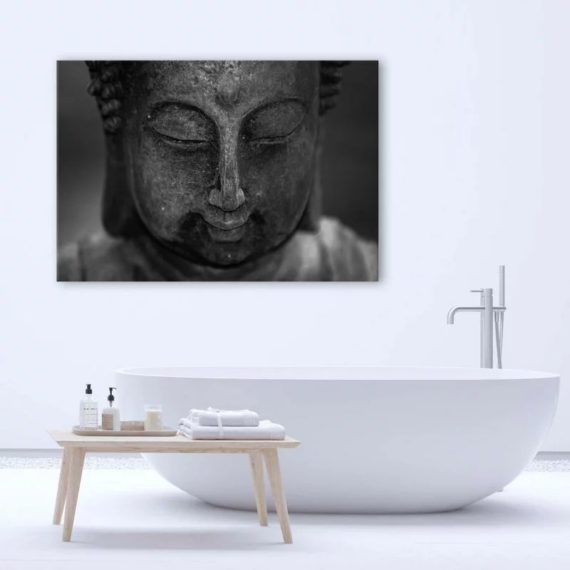 Obraz Deco Panel, Głowa zamyślonego Buddy - obrazek 1