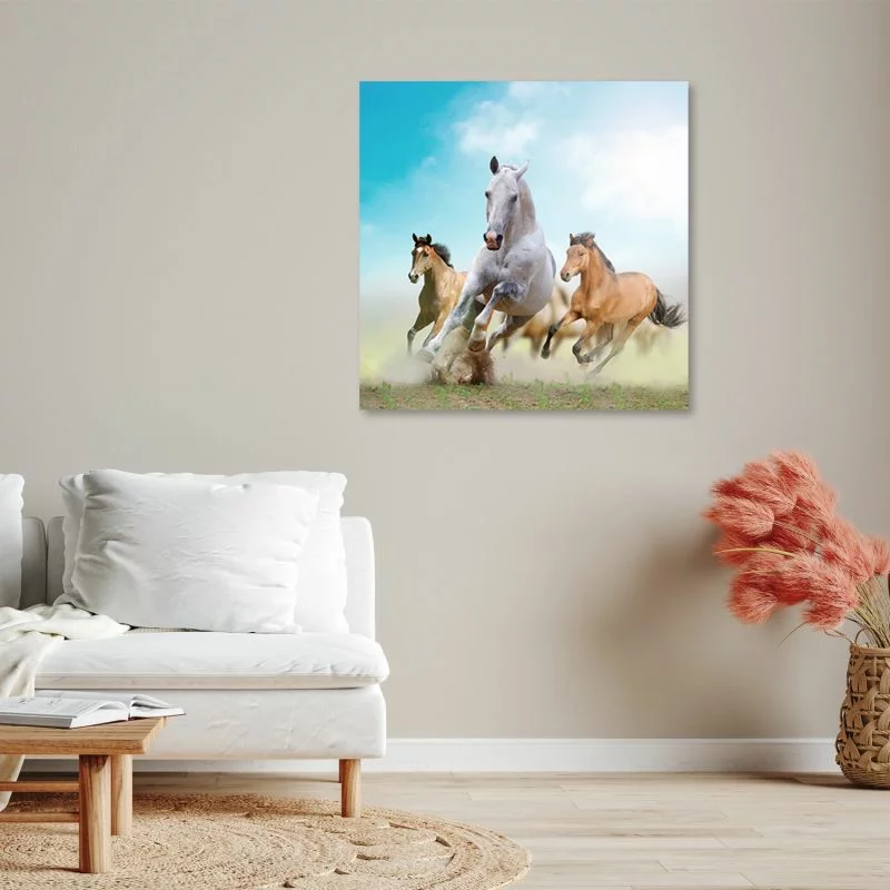 Obraz Deco Panel, Galopujące konie - obrazek 1