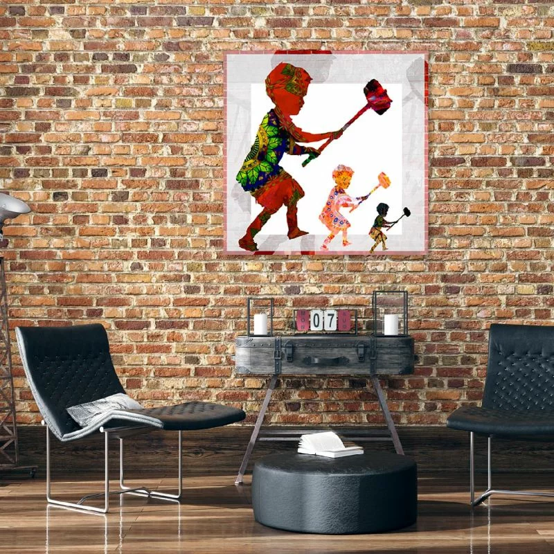 Obraz Deco Panel, Banksy Chłopiec z młotem - obrazek 1