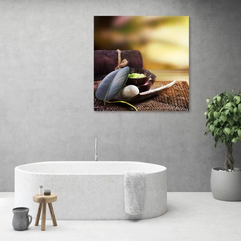 Obraz Deco Panel, Zen spa liście - obrazek 1