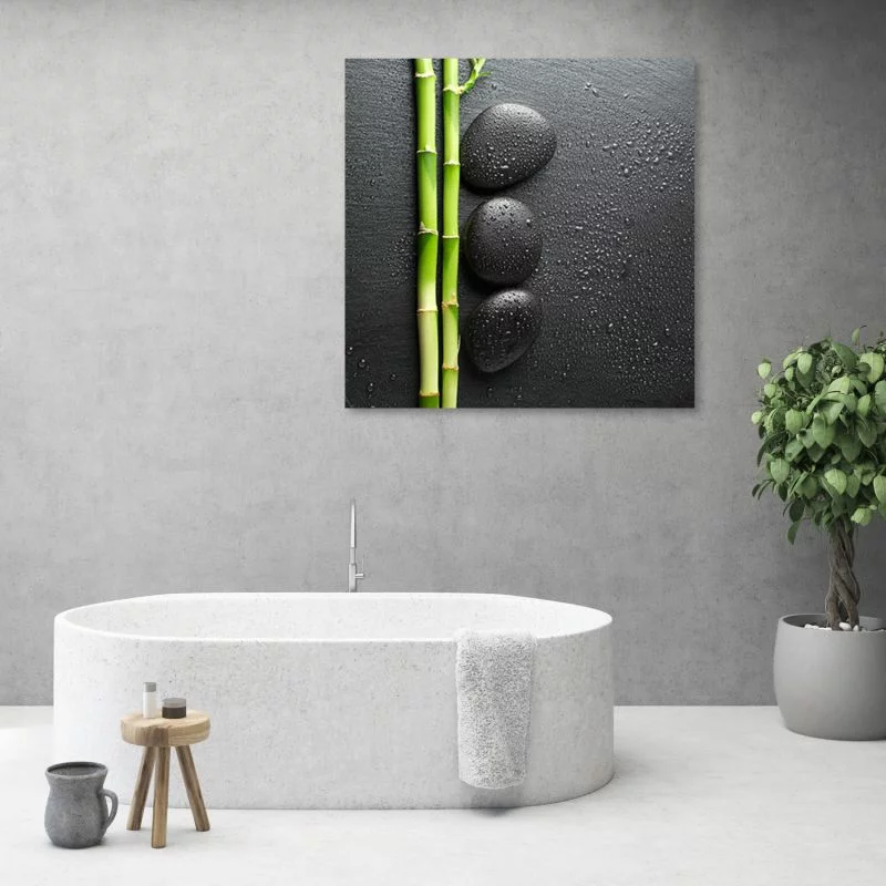 Obraz Deco Panel, Bambus i kamienie zen - obrazek 1