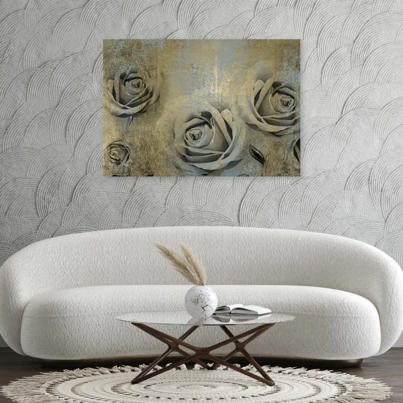 Obraz Deco Panel, Złote róże - obrazek 1