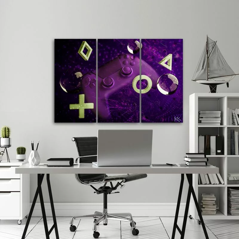 Obraz trzyczęściowy Deco Panel, Konsola do Gry - obrazek 1