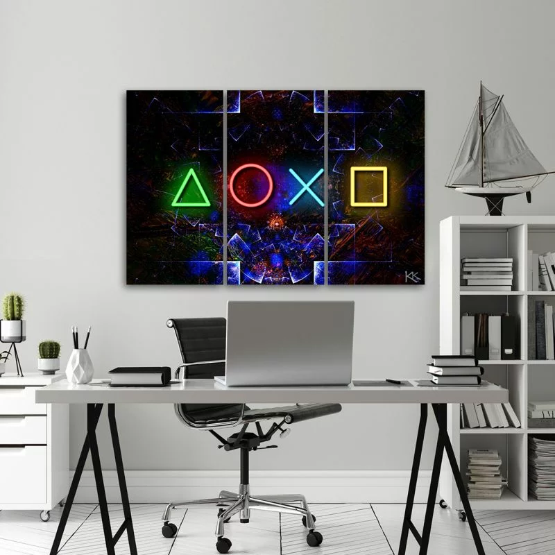 Obraz trzyczęściowy Deco Panel, Konsola do Gry - obrazek 1