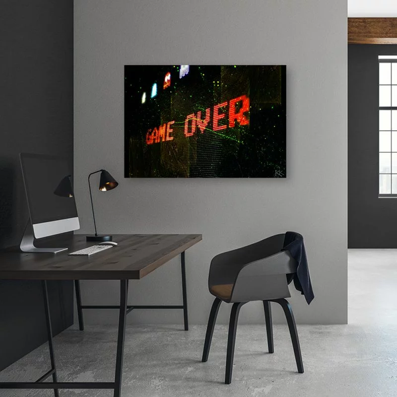 Obraz Deco Panel, Game Over dla gracza - obrazek 1
