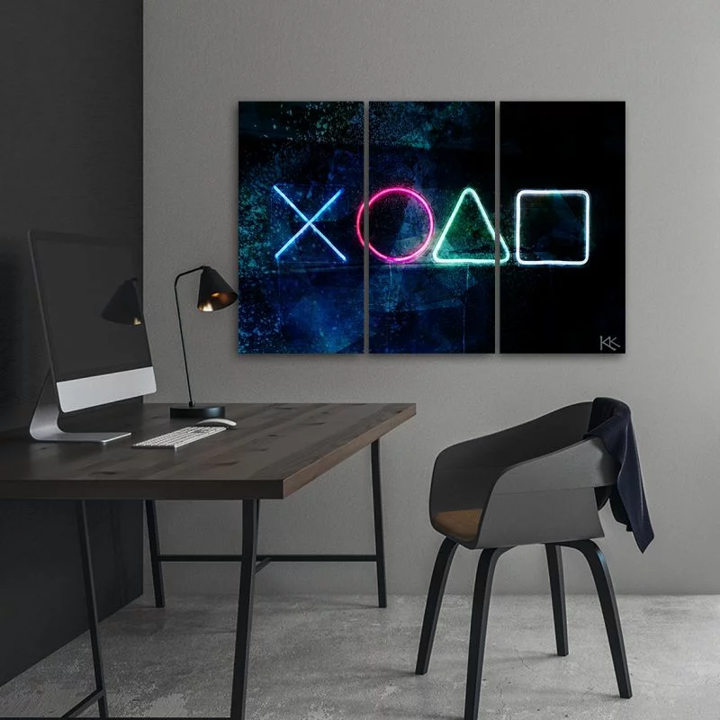Obraz trzyczęściowy Deco Panel, Konsola do Gry - obrazek 1