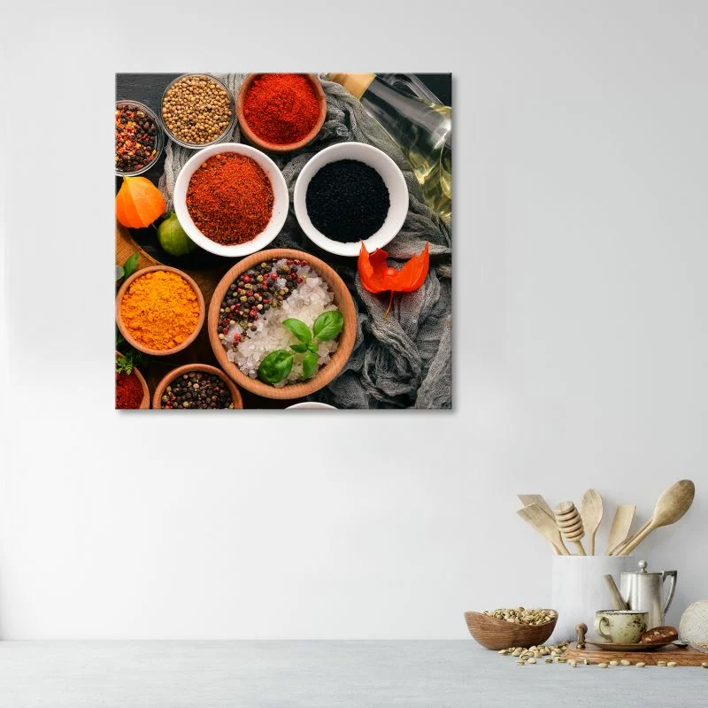 Obraz Deco Panel, Aromatyczne przyprawy do kuchni - obrazek 1