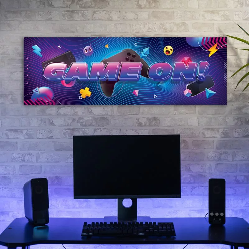 Obraz na płótnie, dla gracza abstrakcja  - obrazek 1