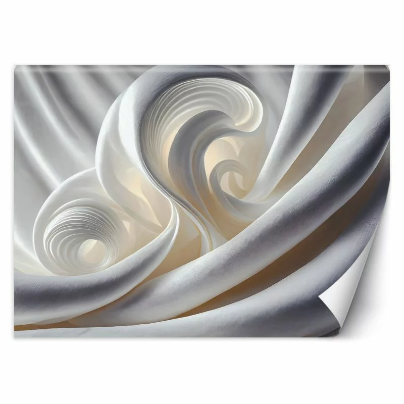 Fototapeta, Biała abstrakcja 3D - obrazek 1