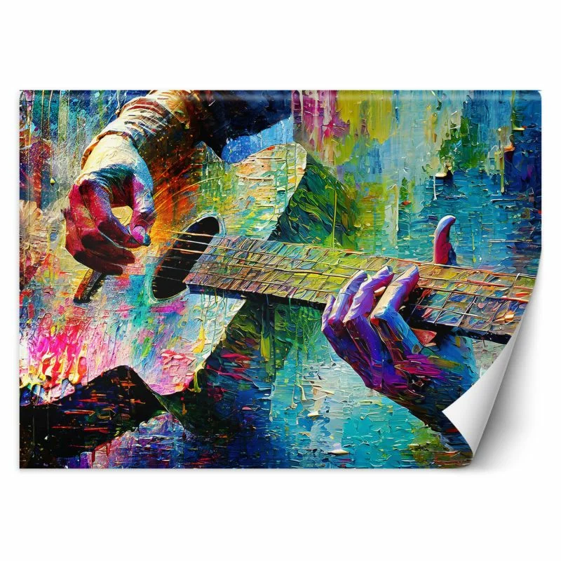 Fototapeta, Gitara Muzyka Kolorowy - obrazek 1