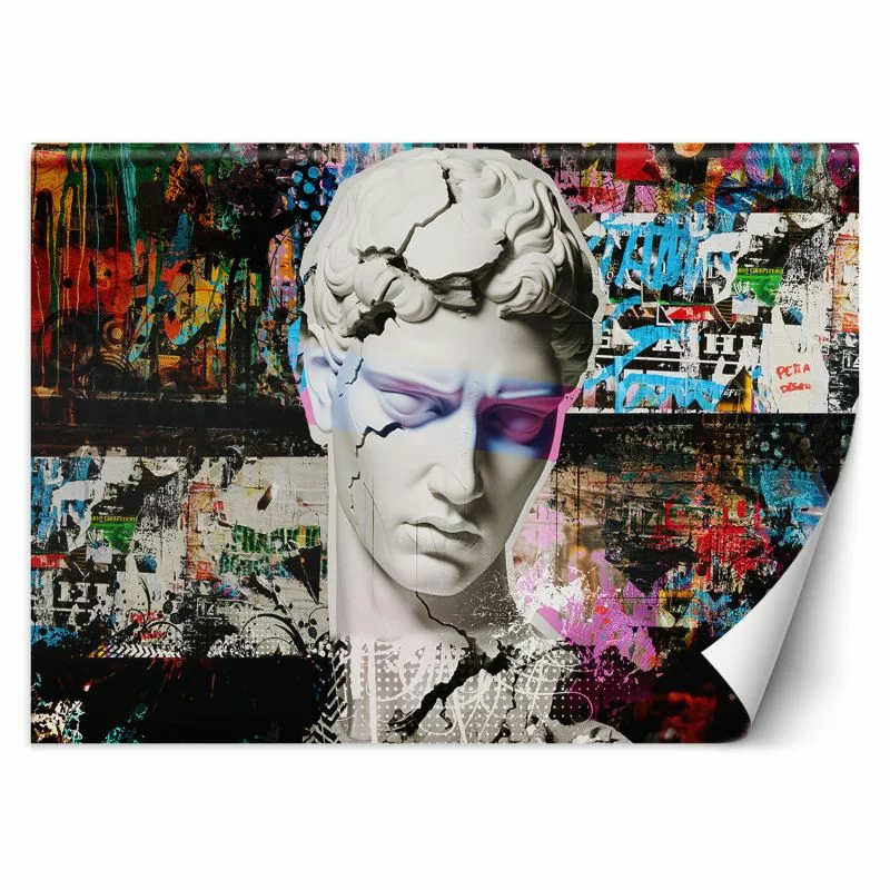 Fototapeta, Kolorowa Rzeźba Graffiti - obrazek 1
