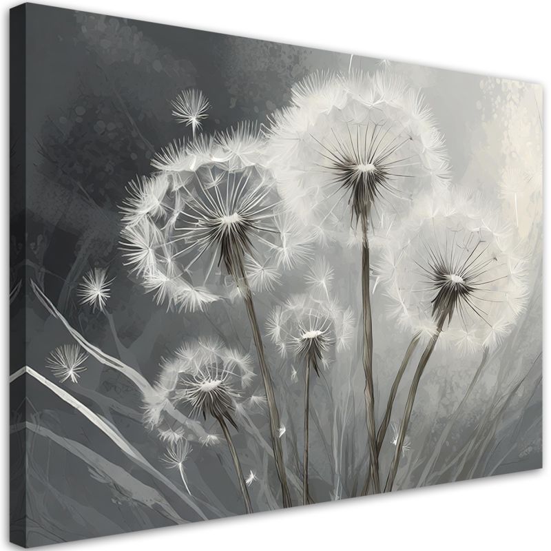 Obraz na pł&oacute;tnie, Zbliżenie na dmuchawce