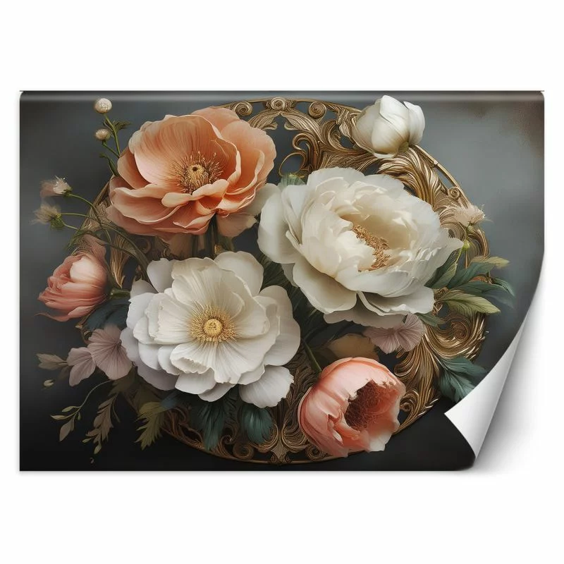 Fototapeta, Naturalne kwiaty glamour - obrazek 1