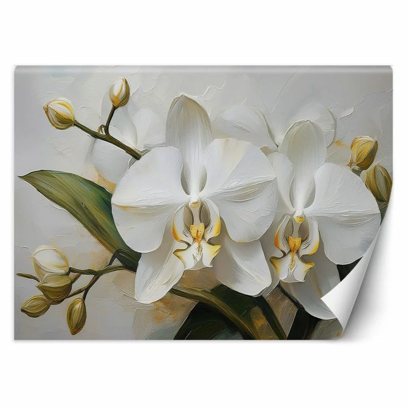 Fototapeta, Malowany kwiat orchidei - obrazek 1
