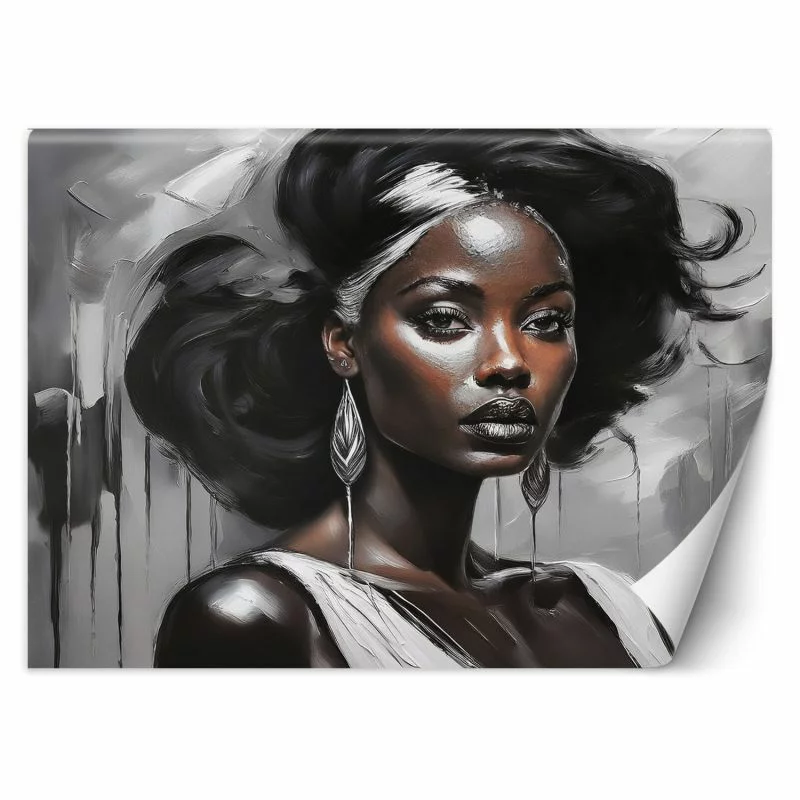 Fototapeta, Kobieta Glamour Szary - obrazek 1