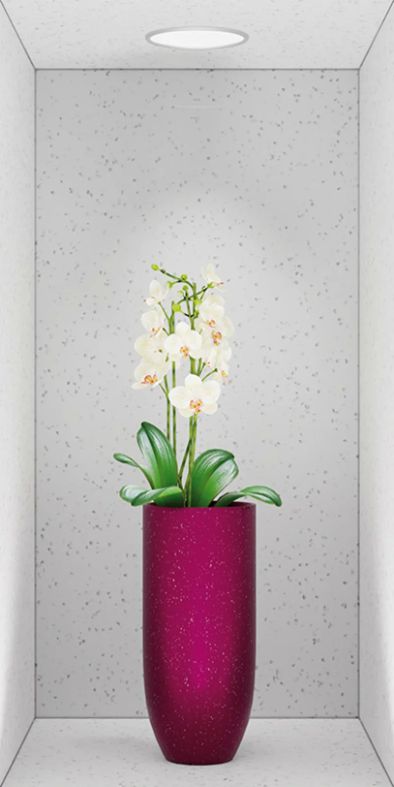 Naklejka na ścianę 3D do kuchni - kwiat we wnęce XXXVIII