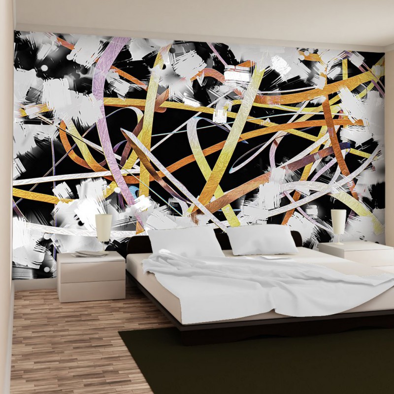 Fototapeta 3D Farebné stužky II