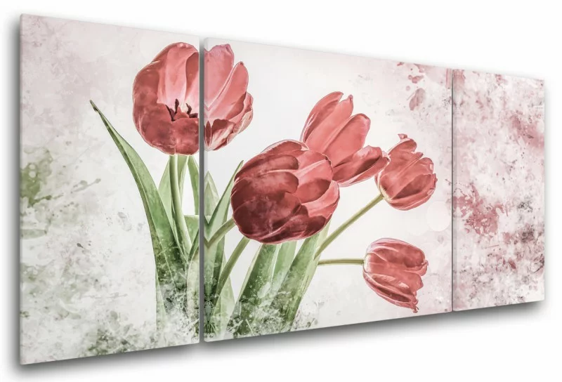 Duży obraz na płótnie -tulipany - obrazek 1