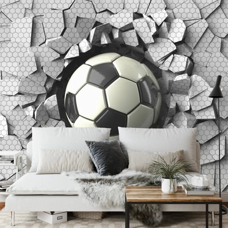 Fototapeta 3D Dla Chłopca, Piłka - obrazek 1