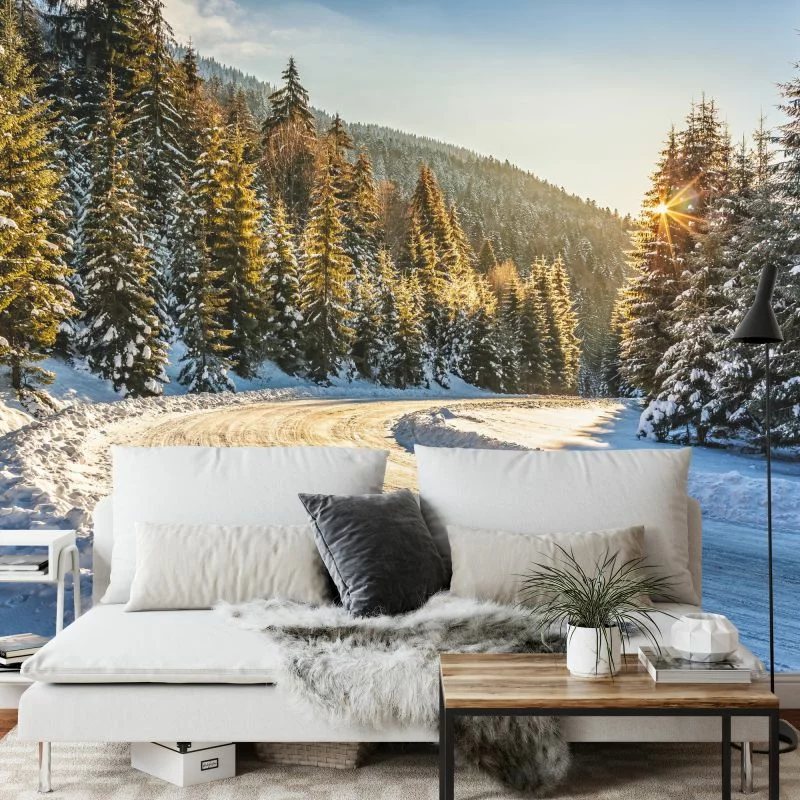 Fototapeta Zimowy Las - obrazek 1