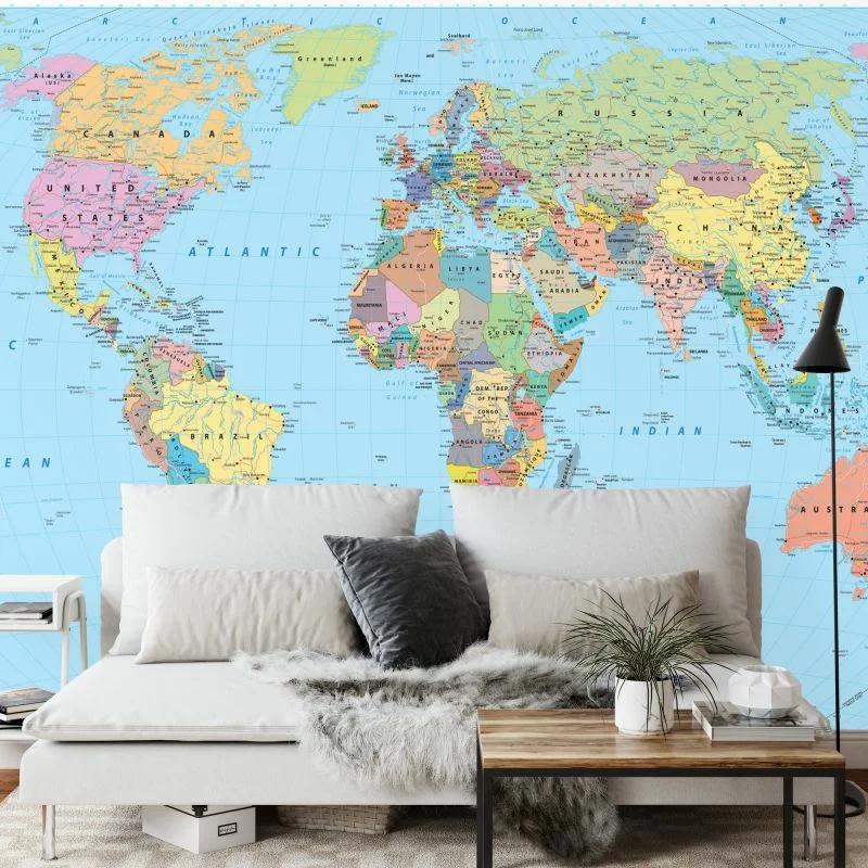 Fototapeta Mapa Świata - obrazek 1