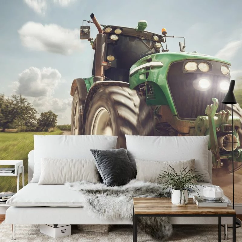 Fototapeta Pędzący Traktor - obrazek 1
