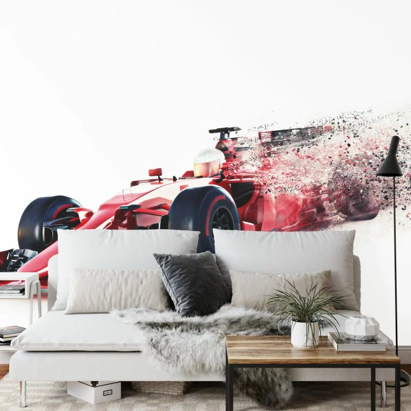 Fototapeta Abstrakcyjny Bolid F1 - obrazek 1