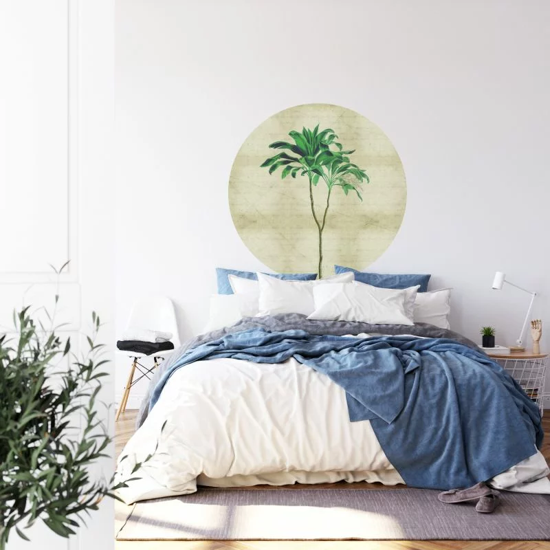 Fototapeta Okrągła Rośliny Tropikalne Iii - obrazek 1