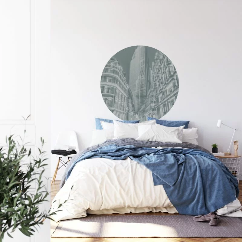 Fototapeta Okrągła Londyn Półtonów - obrazek 1