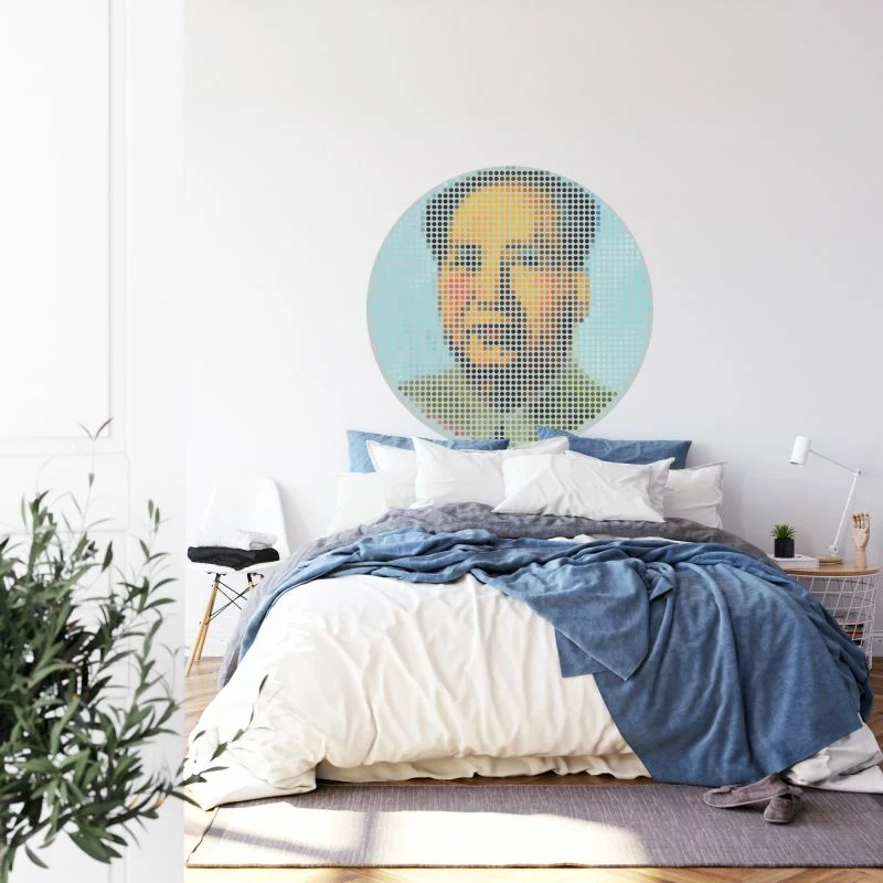 Fototapeta Okrągła Ikona Mao - obrazek 1