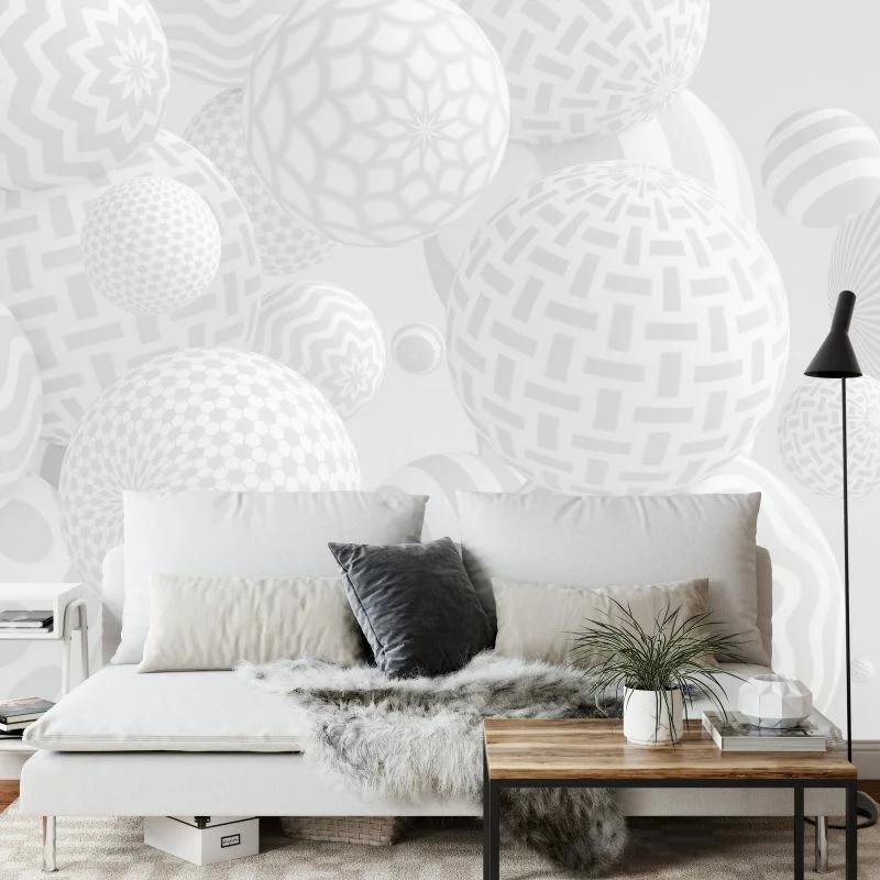 Fototapeta Nowoczesne jasne Kule 3D - obrazek 1