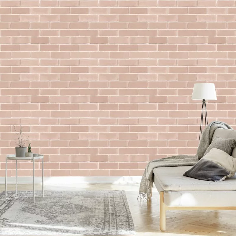 Tapeta Cegła Nowoczesna 3D Efekt - obrazek 1