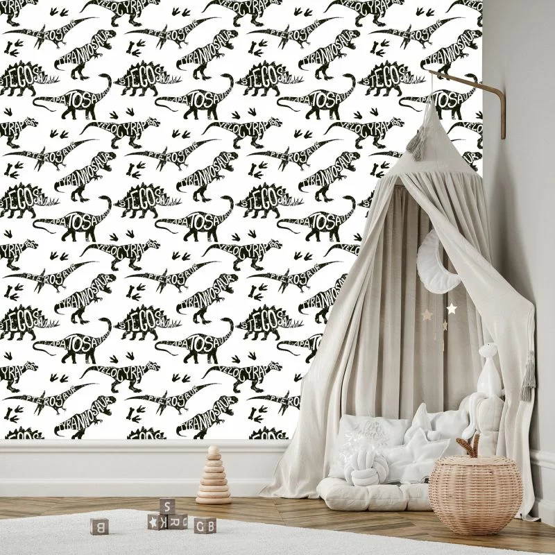 Tapeta Z Dinozaurami, Zwierzęta, Do Pokoju Dziecka - obrazek 1