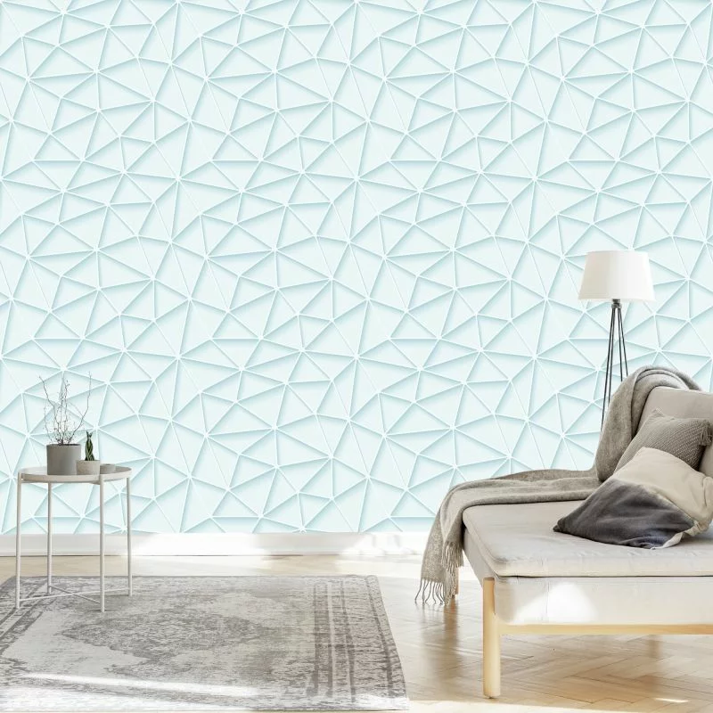 Tapeta Nowoczesna, Geometryczna, 3D, Do Salonu - obrazek 1