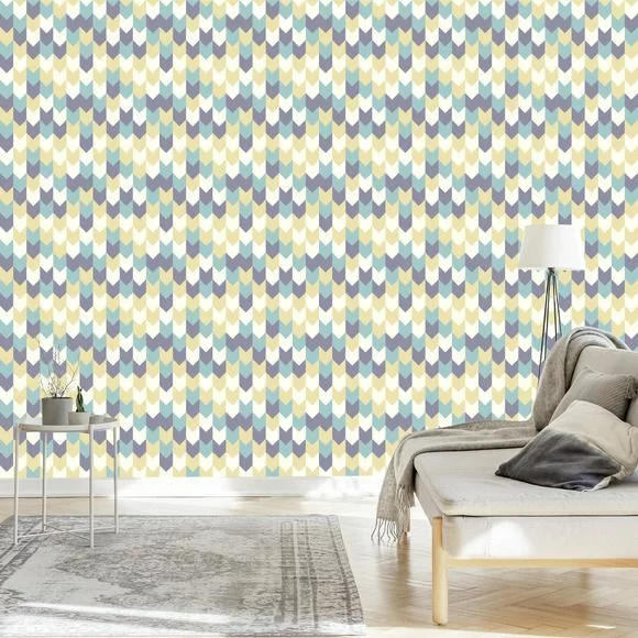 Tapeta Kolorowe Wzory Geometryczne - obrazek 1