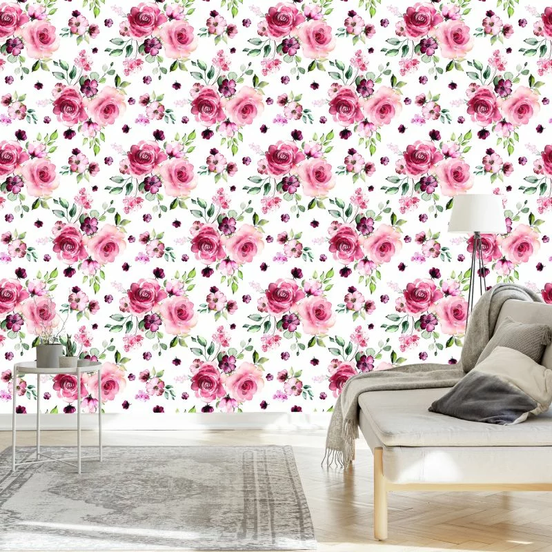 Tapeta Barwne Róże - obrazek 1