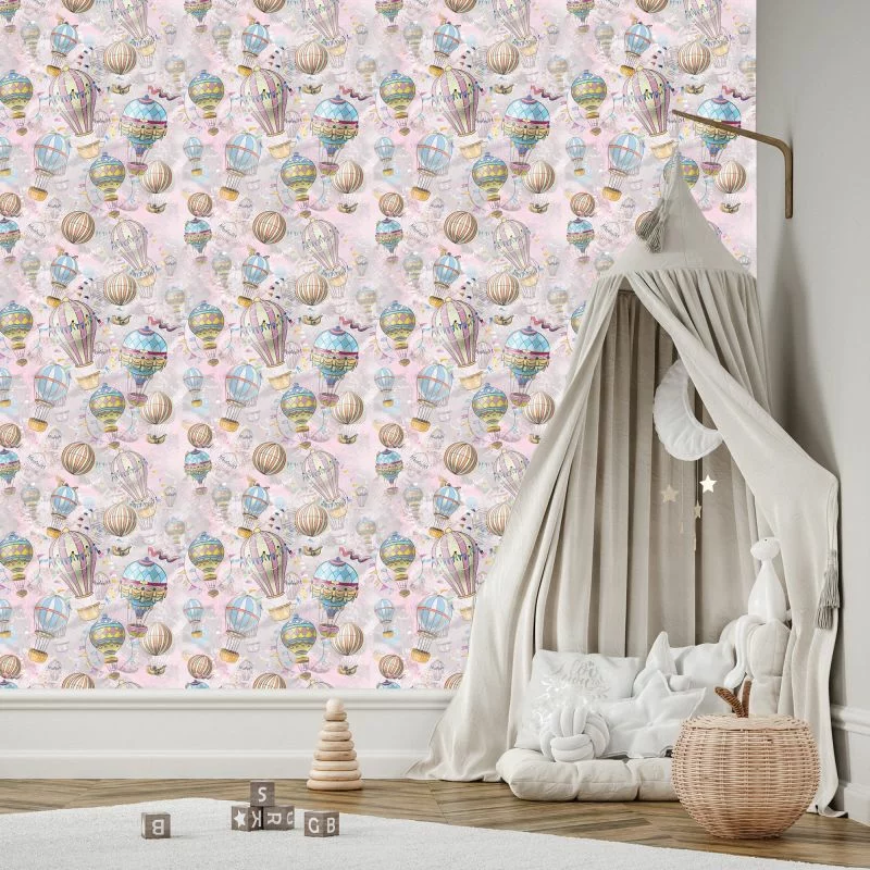 Tapeta Balony W Wielu Kolorach - obrazek 1