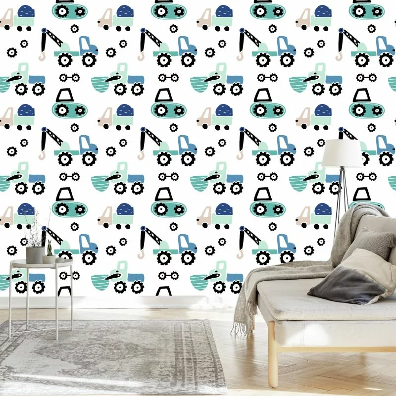 Tapeta Maszyny Na Jasnym Tle - obrazek 1