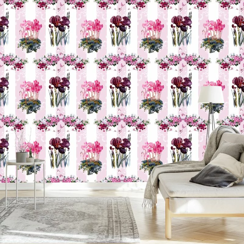 Tapeta Do Salonu Rośliny Kwiaty Przyroda Storczyki - obrazek 1