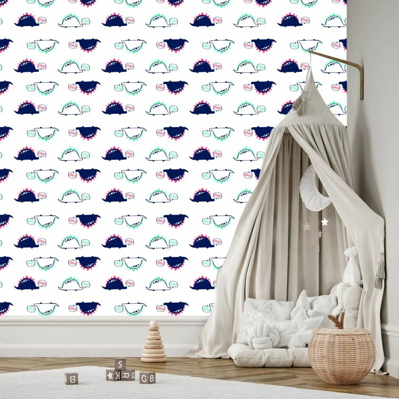 Tapeta Dla Dzieci, Dinozaury, Zwierzęta - obrazek 1