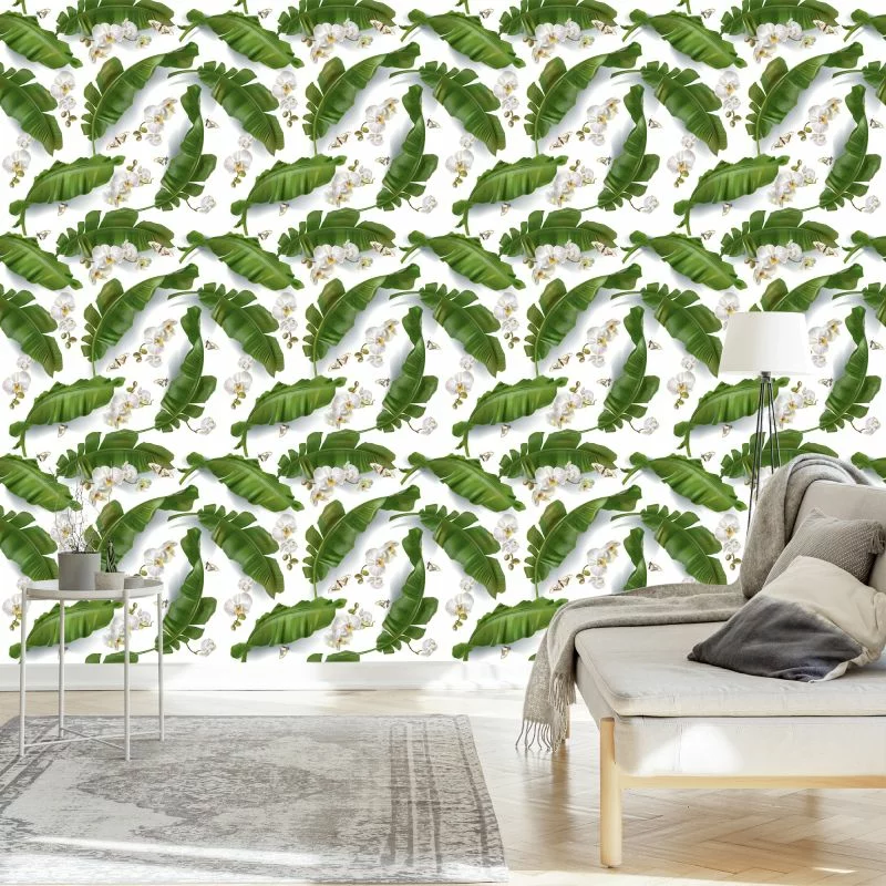 Tapeta Do Salonu Kwiaty Storczyki Natura - obrazek 1