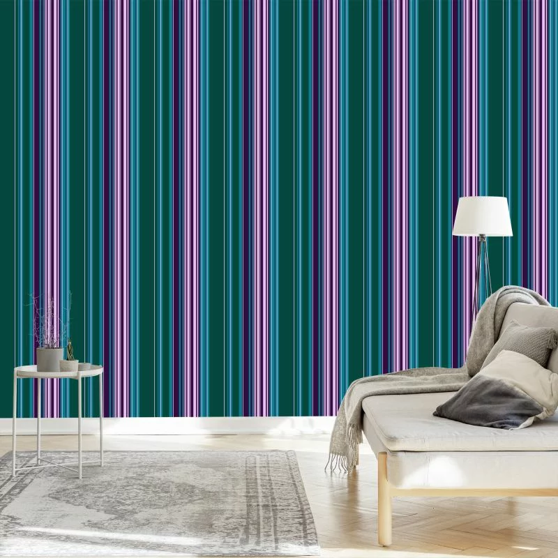 Tapeta Kolorowe Pasy, Pionowe, Do Salonu, Sypialni - obrazek 1