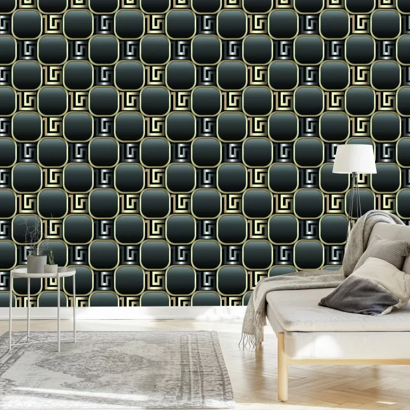 Tapeta Optyczna, Nowoczesna, Efekt 3D, Do Salonu - obrazek 1