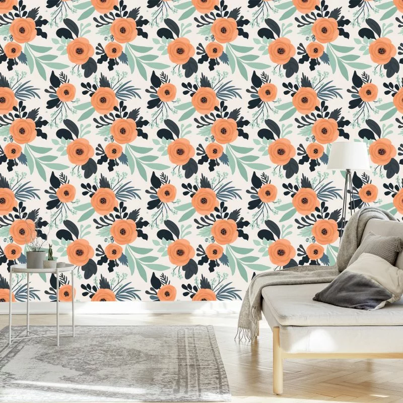Tapeta Maki W Stylu Retro - obrazek 1