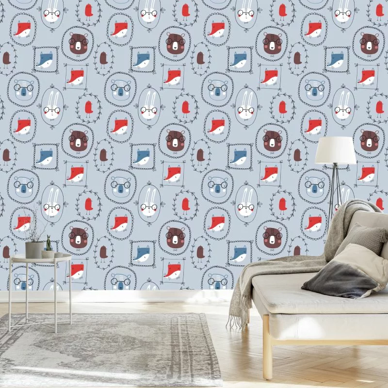 Tapeta Do Pokoju Dziecka W Stylu Skandynawskim - obrazek 1