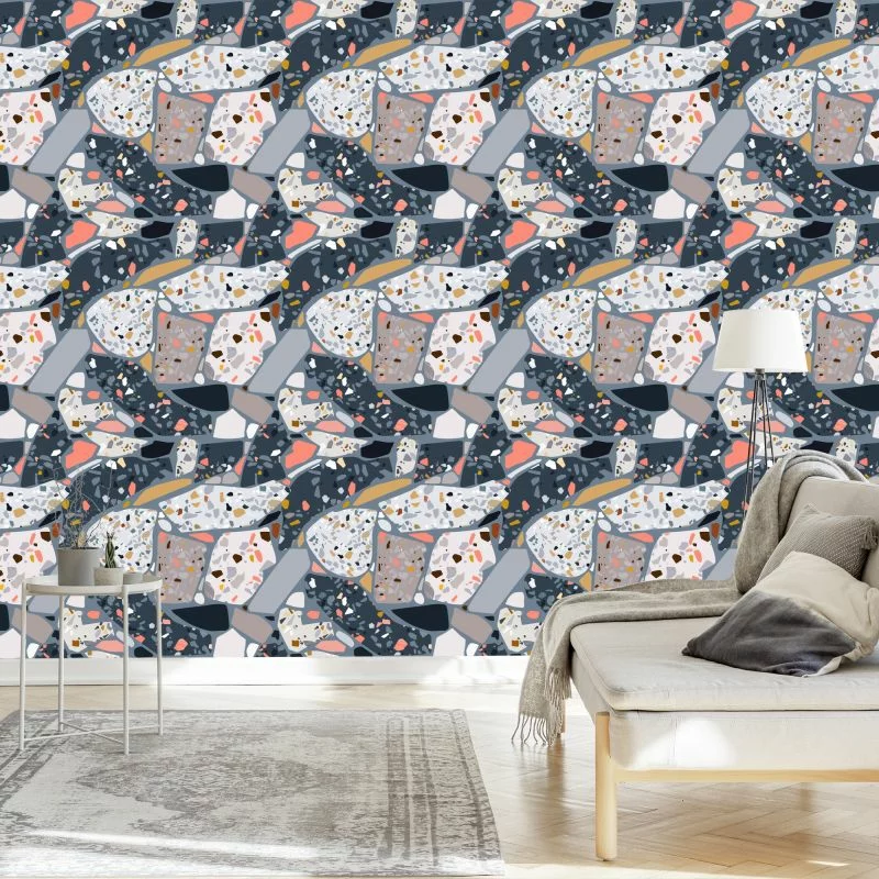 Tapeta Beton Lastryko Stylowy Wzór - obrazek 1