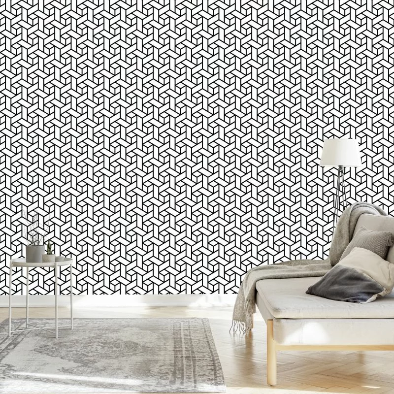 Tapeta Wzór Geometryczny - Optyczna - obrazek 1